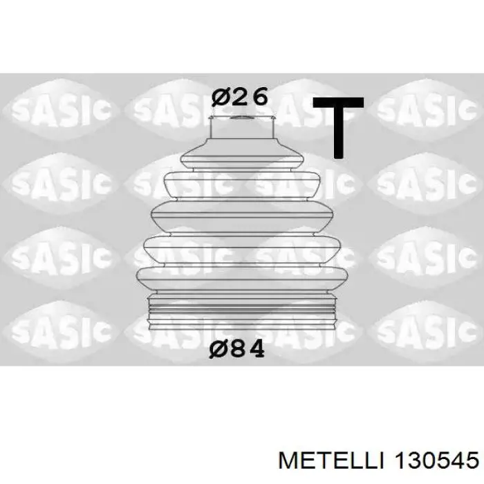 Купить 130545 Metelli Пыльник гранаты наружный, передний