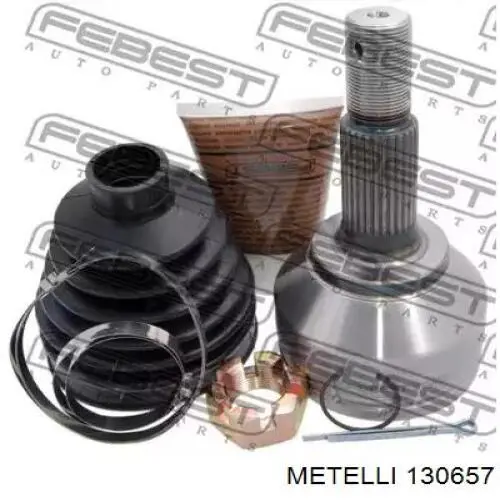 Пыльник ШРУСа передней полуоси наружный Metelli 130657