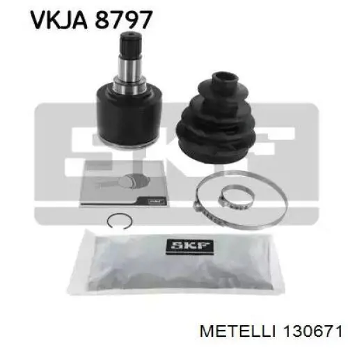 Пыльник ШРУСа наружный 130671 Metelli