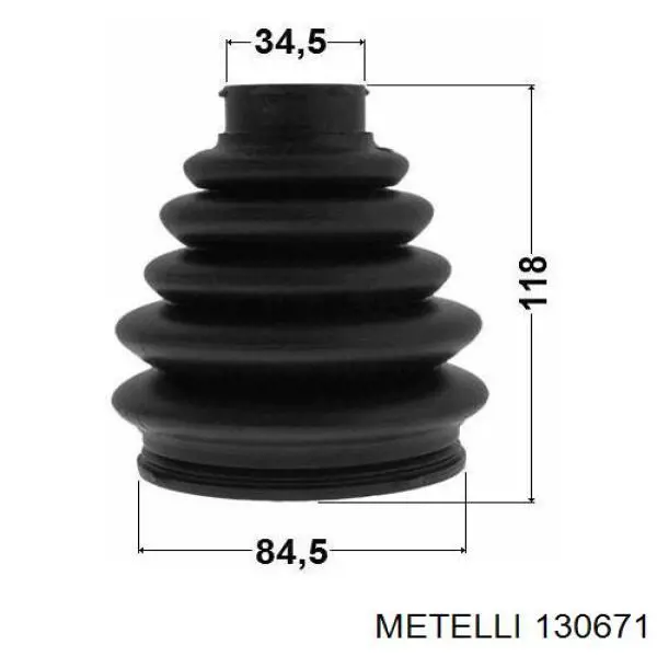 Чехол шруса Metelli 130671 цена, от 13.11 USD