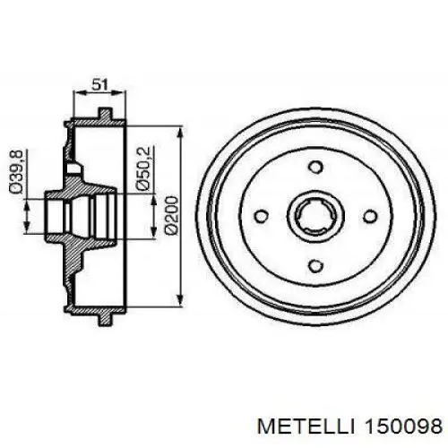 150098 Metelli Наружная граната