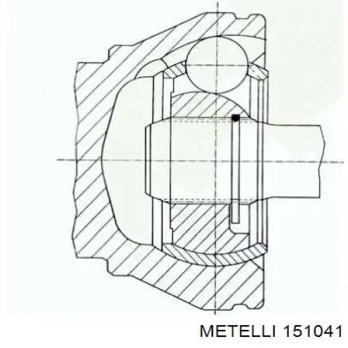 151041 Metelli Наружная граната