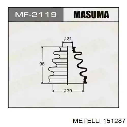 Купить 151287 Metelli Внешняя граната