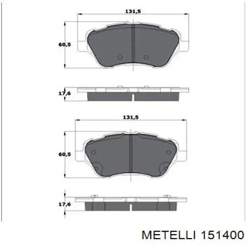151400 Metelli Наружная граната