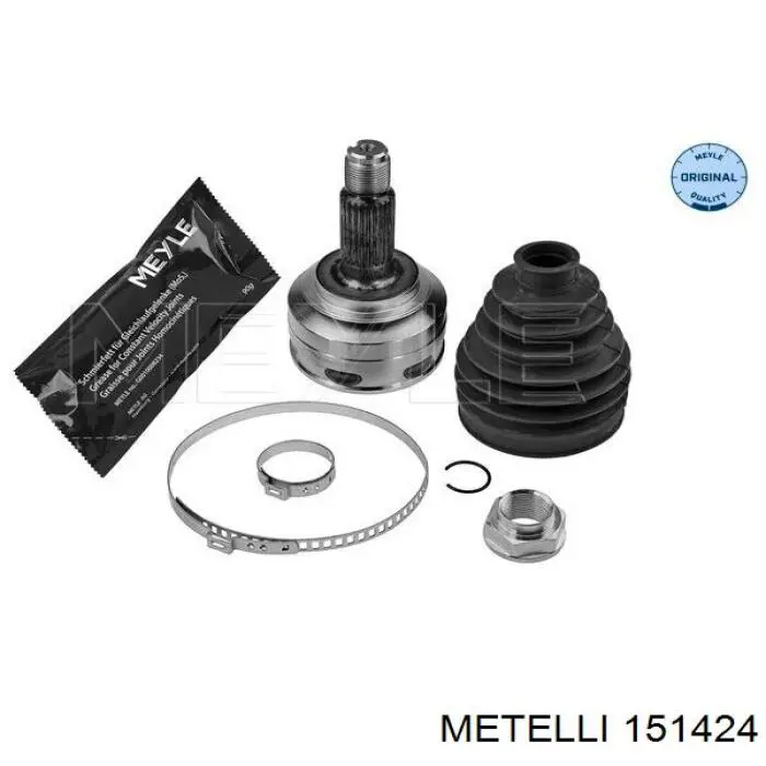 Junta homocinética exterior delantera 151424 Metelli