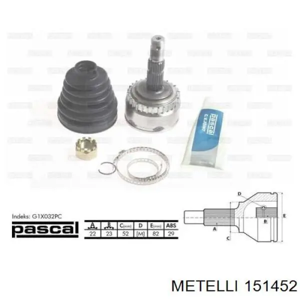 151452 Metelli