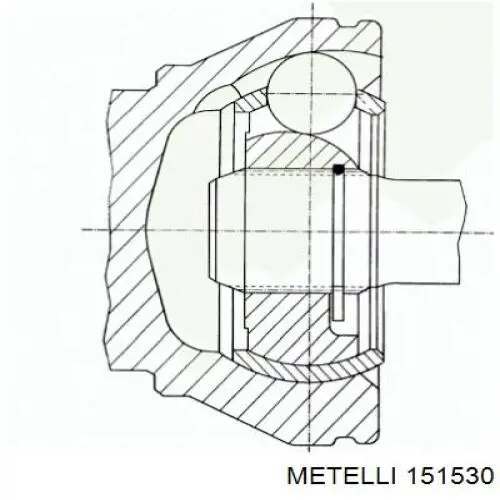 Купить 151530 Metelli Внешняя граната