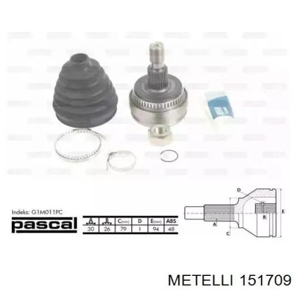 Купить 302015100187 Magneti Marelli Внешняя граната