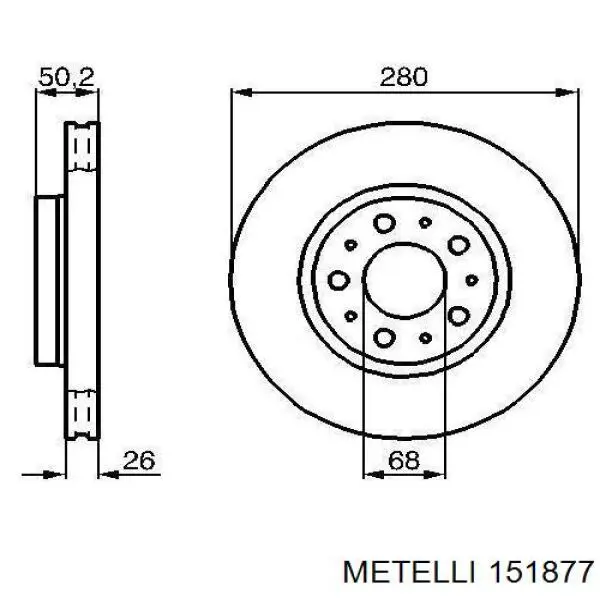 Купить 71750898 Fiat/Alfa/Lancia Внешняя граната