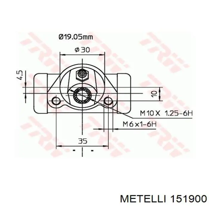 Купить 151900 Metelli Внешняя граната