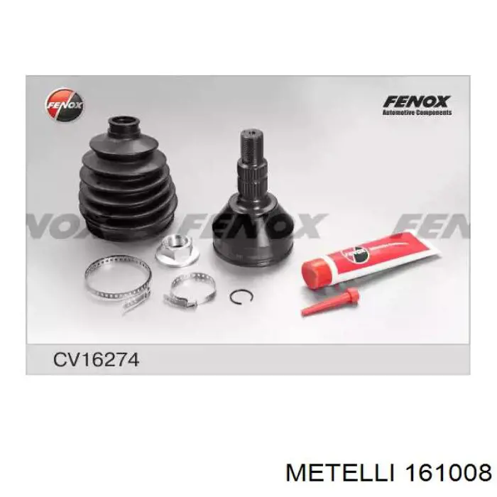 Купить 161008 Metelli ШРУС внутренний