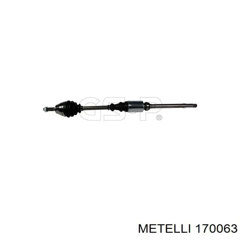 Привод передний правый Metelli 170063 цена, от 76.60 USD