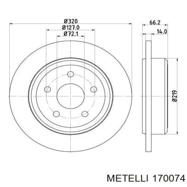 17-0074 Metelli полуось (привод передняя левая)