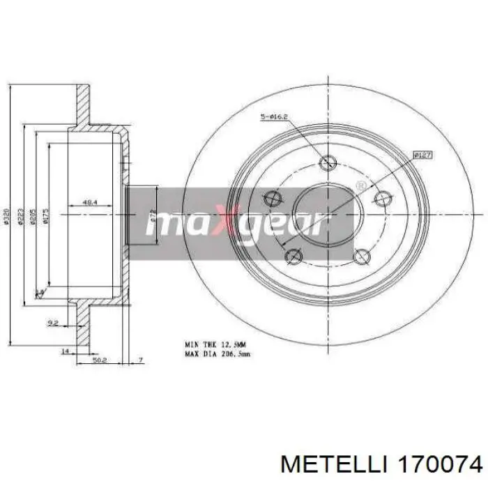 Левая полуось 7700744069 Renault (RVI)