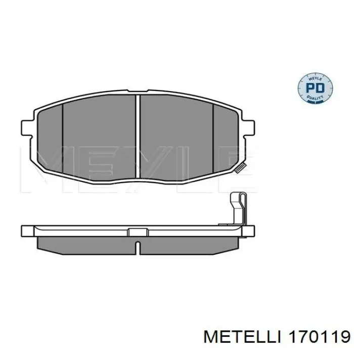 Полуось (привод) передняя левая 170119 Metelli