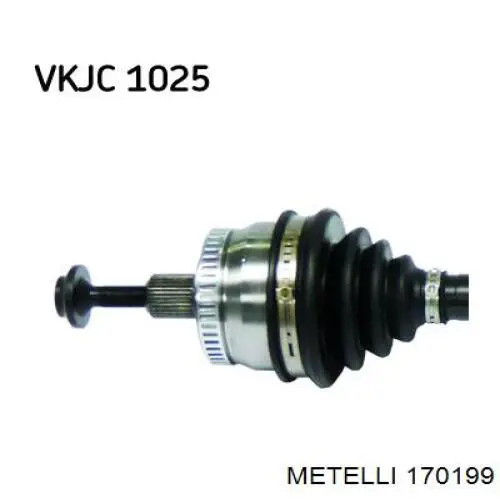 Привод передний левый Metelli 170199 цена, от 65.23 USD