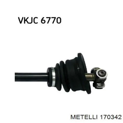 Купить 170342 Metelli Привод в сборе левый