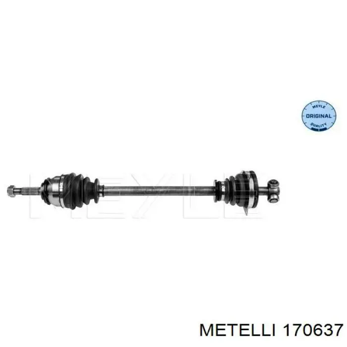 Левая полуось 170637 Metelli