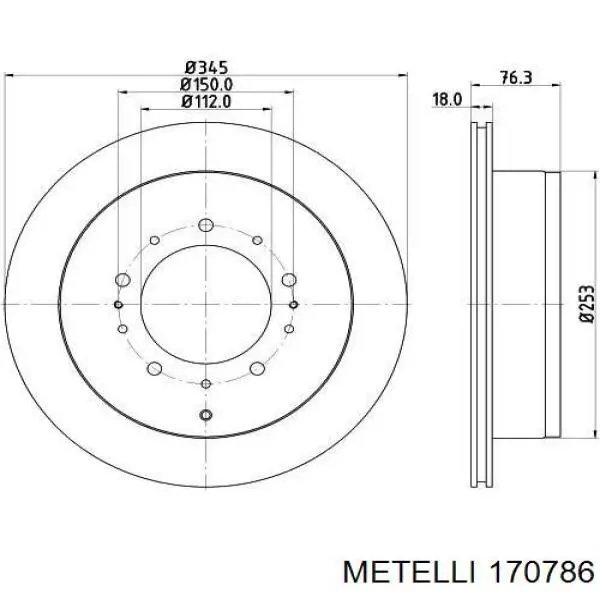 Привод передний левый Metelli 170786 цена, от 69.27 USD