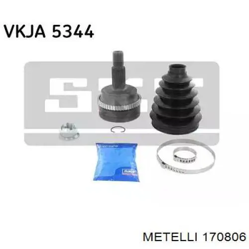 170806 Metelli Полуось передняя, правая