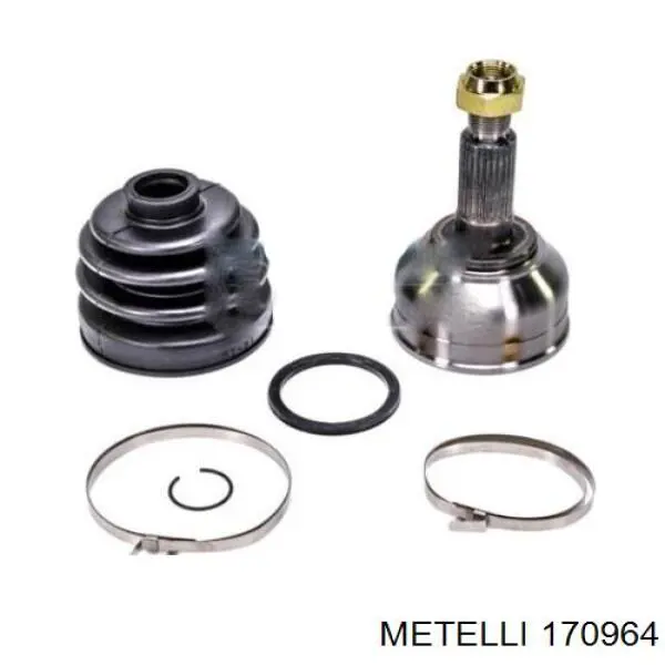 Левая полуось 170964 Metelli