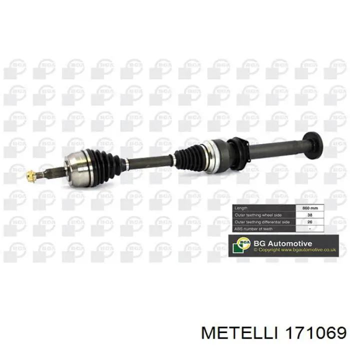 Купить 171069 Metelli 