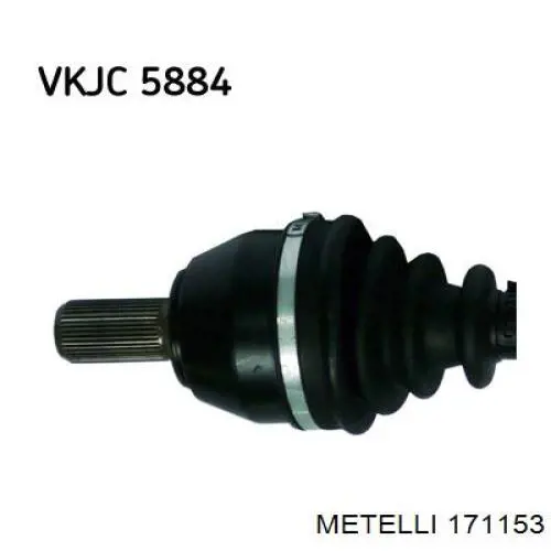 Левая полуось 1380034 Ford