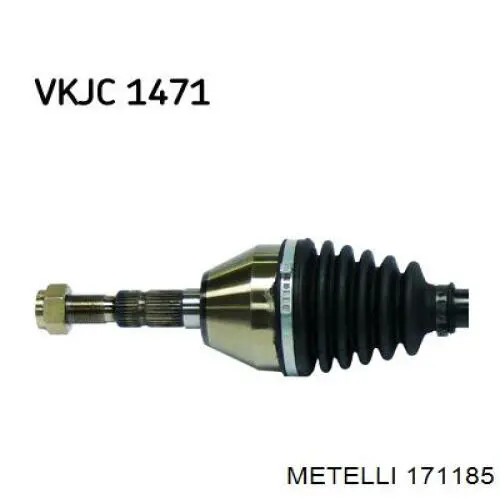 Правая полуось 171185 Metelli