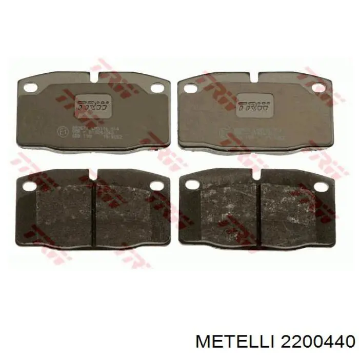Колодки Metelli 2200440 цена, от 8.80 USD