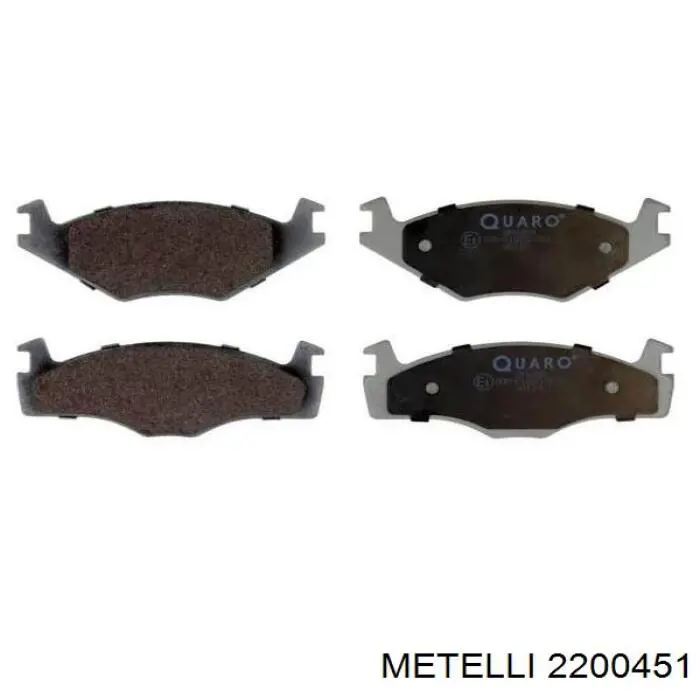 Колодки Metelli 2200451 цена, от 17.51 USD
