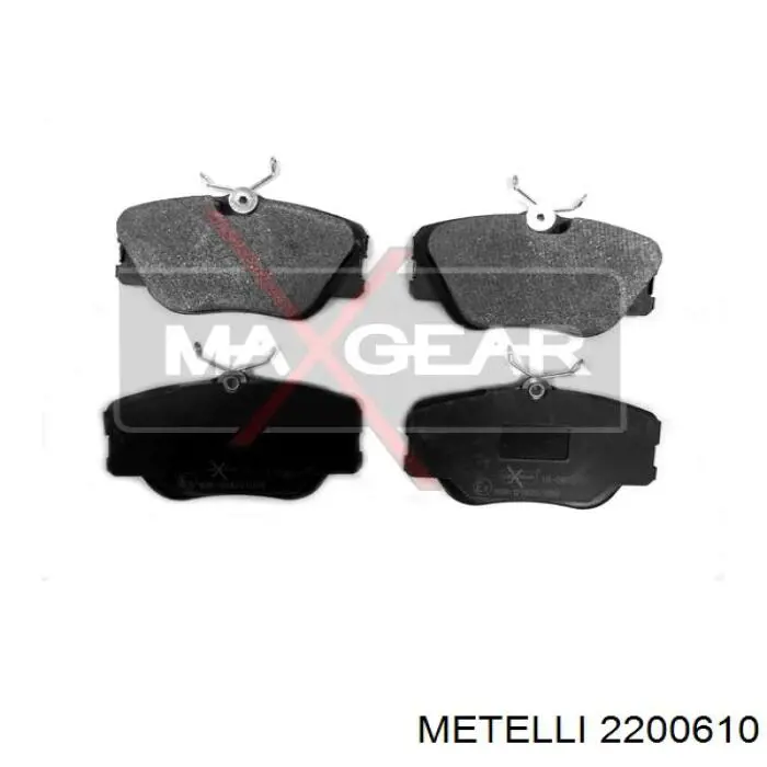 Колодки Metelli 2200610 цена, от 20.12 USD