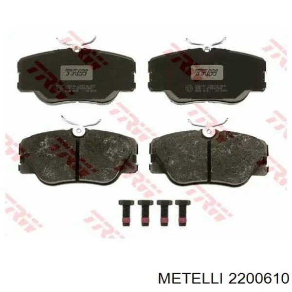 Купить 2200610 Metelli Колодки тормозные