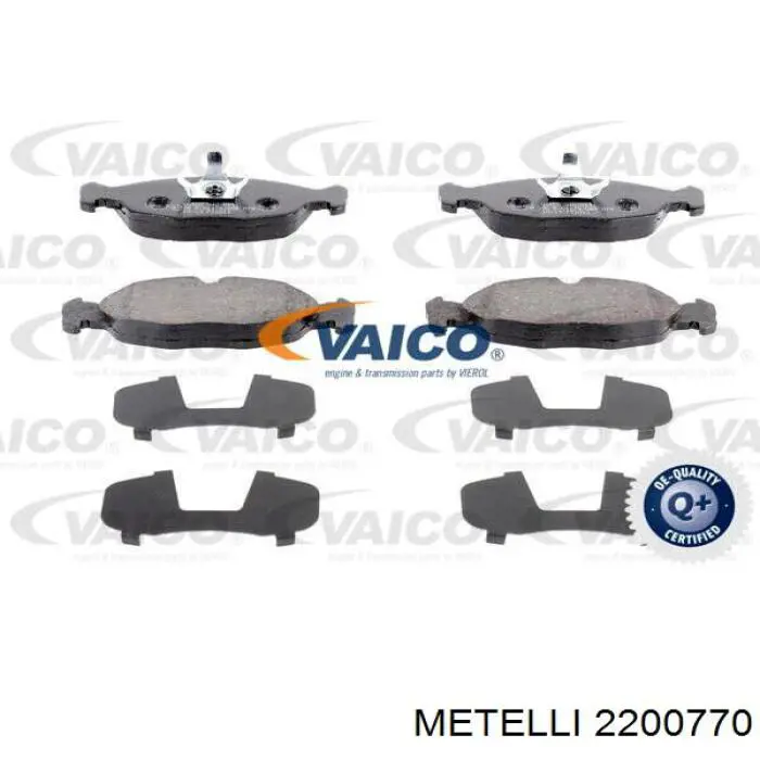 Тормозные колодки Metelli 2200770