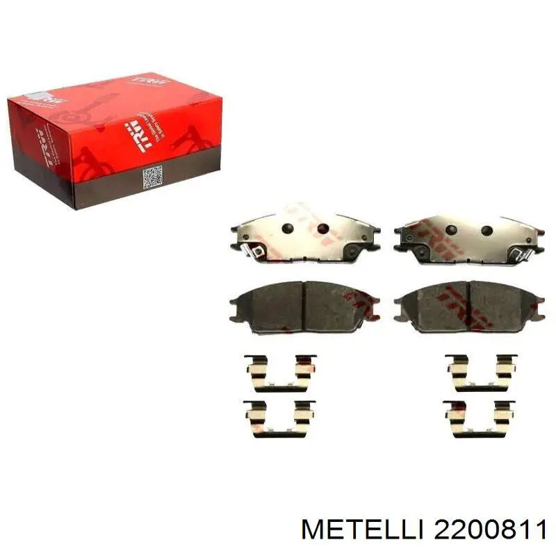 Тормозные колодки Metelli 2200811