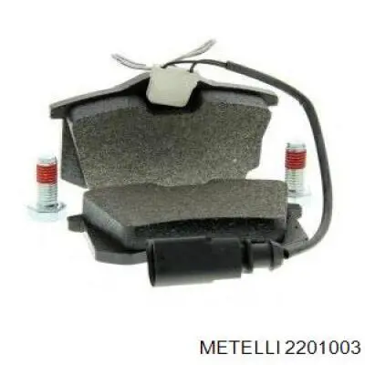 Задние тормозные колодки 2201003 Metelli