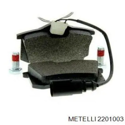 Задние дисковые колодки Metelli 2201003