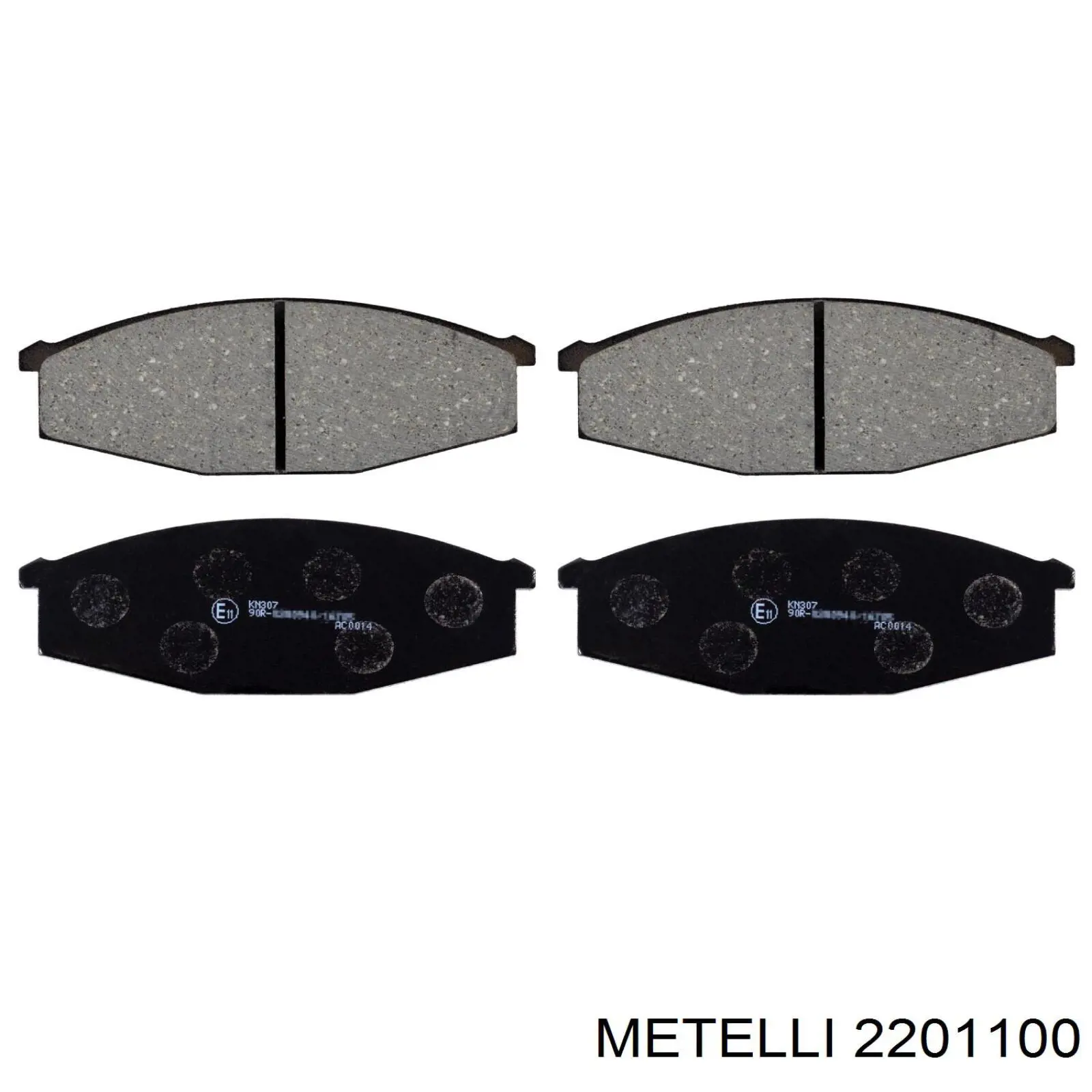 Колодки Metelli 2201100 цена, от 19.15 USD