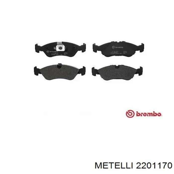 Тормозные колодки Metelli 2201170