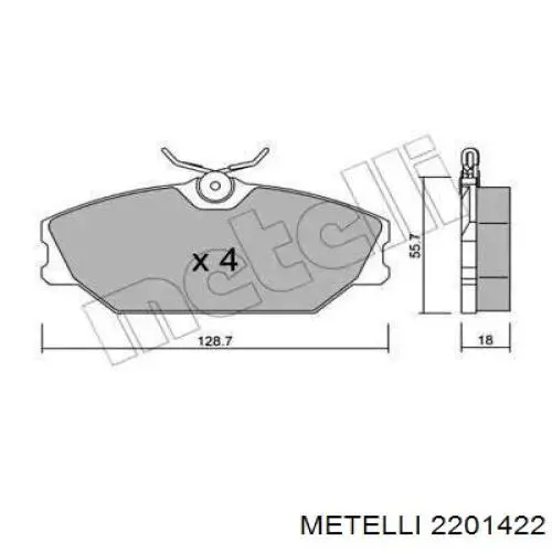 2201422 Metelli