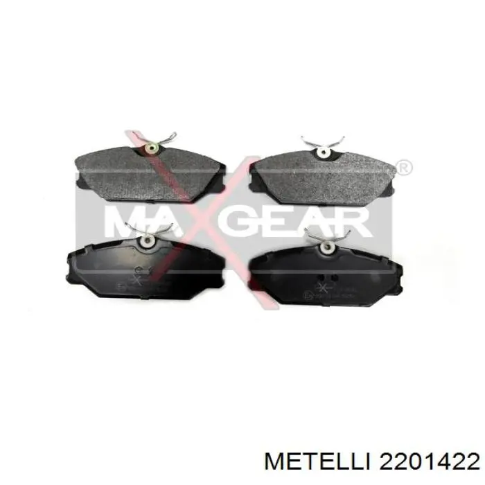 Купить 2201422 Metelli Колодки тормозные