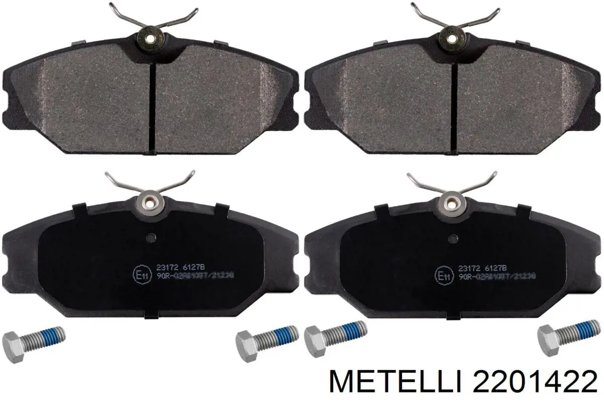 Купить 2201422 Metelli Колодки тормозные