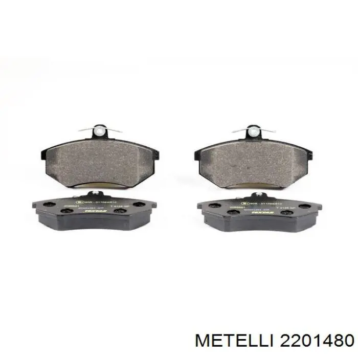 Купить 2201480 Metelli Колодки тормозные