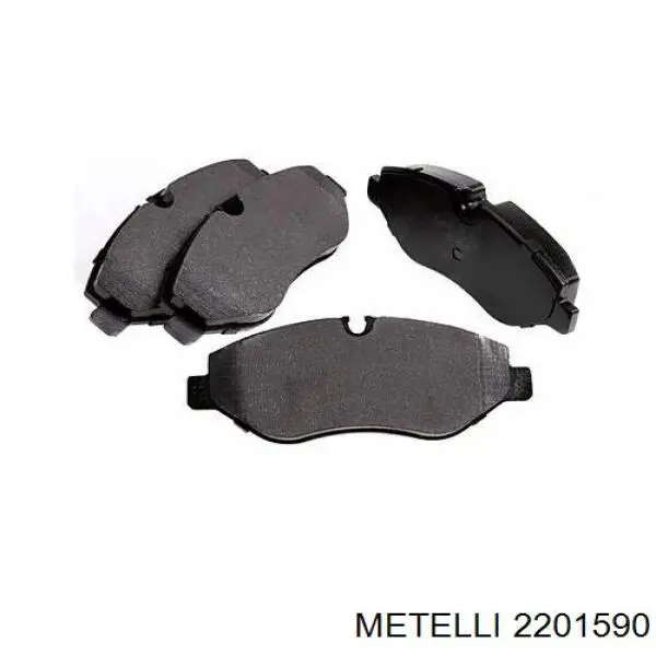 Передние тормозные колодки 2201590 Metelli