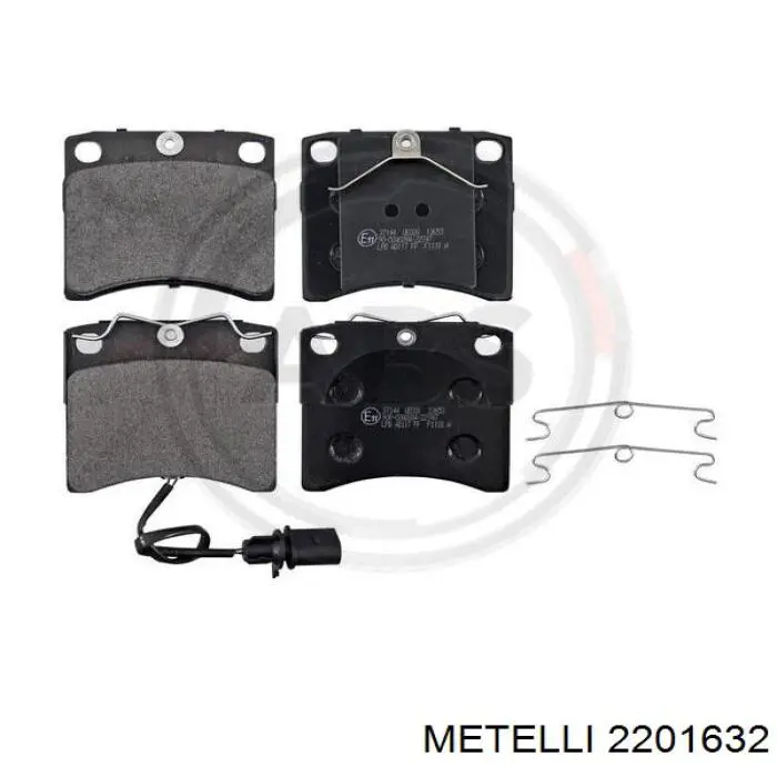 Колодки Metelli 2201632 цена, от 19.40 USD