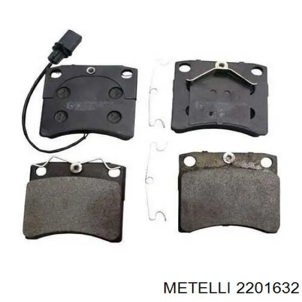 Купить 2201632 Metelli Колодки тормозные