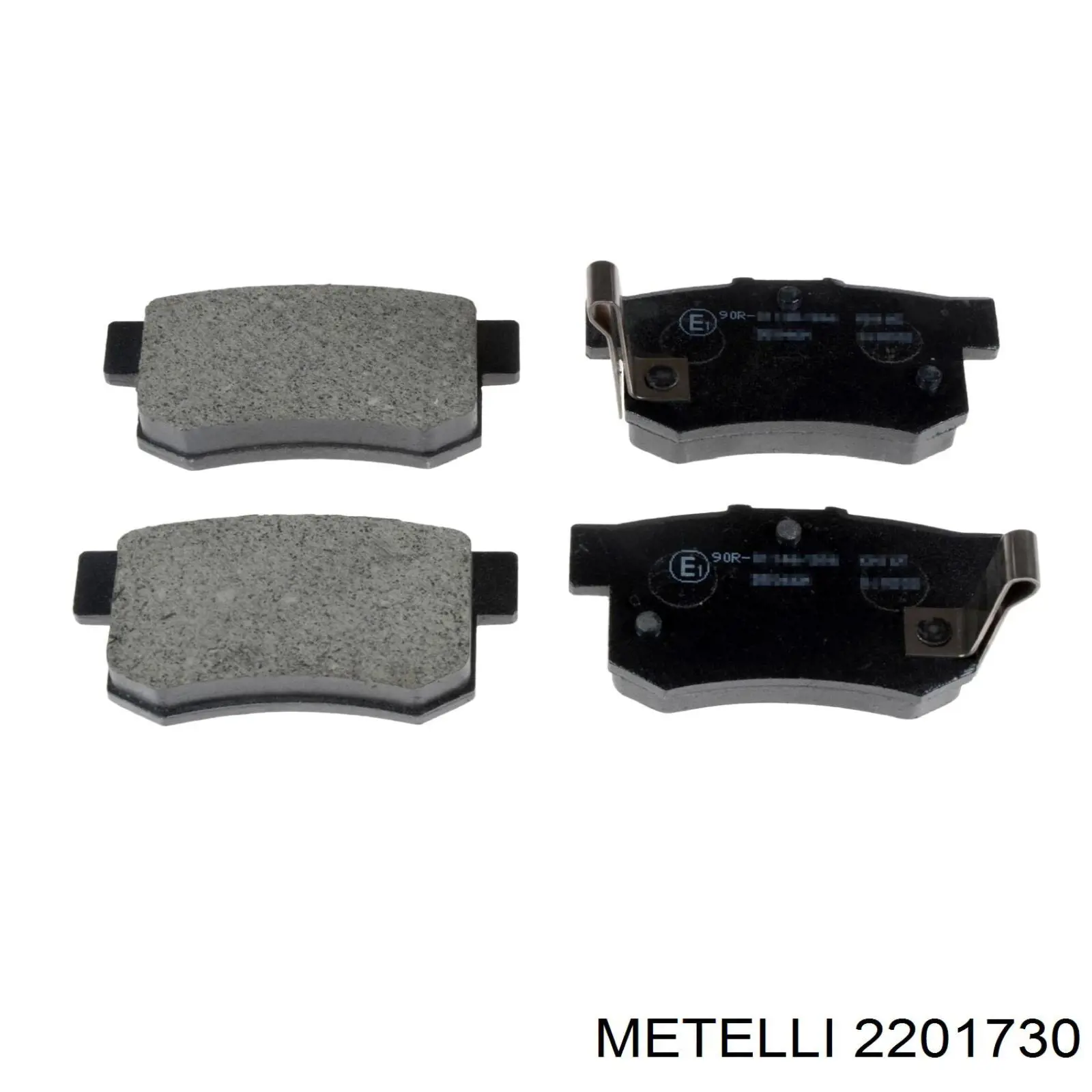 Задние тормозные колодки 2201730 Metelli
