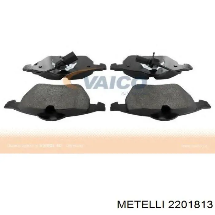 2201813 Metelli Колодки передние