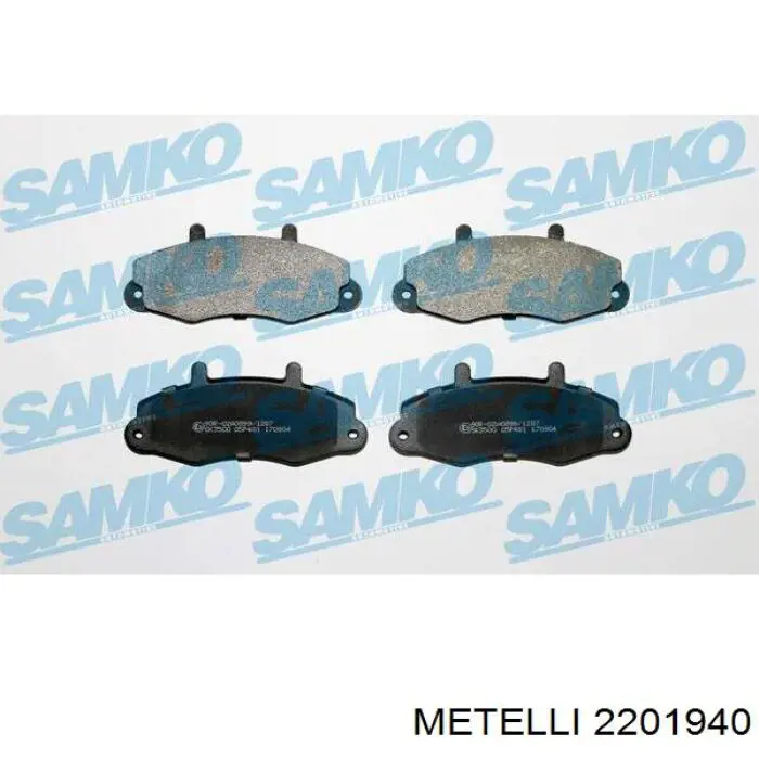Колодки Metelli 2201940 цена, от 17.74 USD