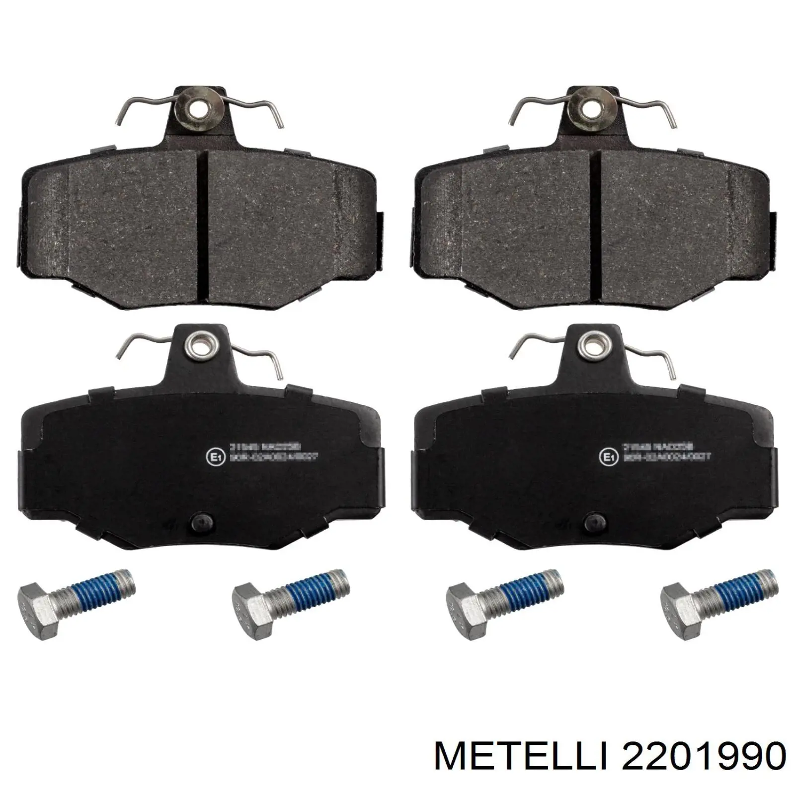 Колодки дисковые  Metelli 2201990 цена, от 14.80 USD
