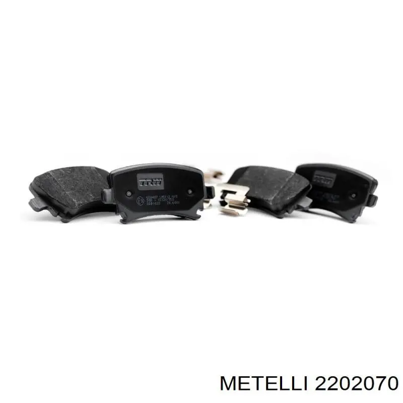 Передние тормозные колодки 2202070 Metelli
